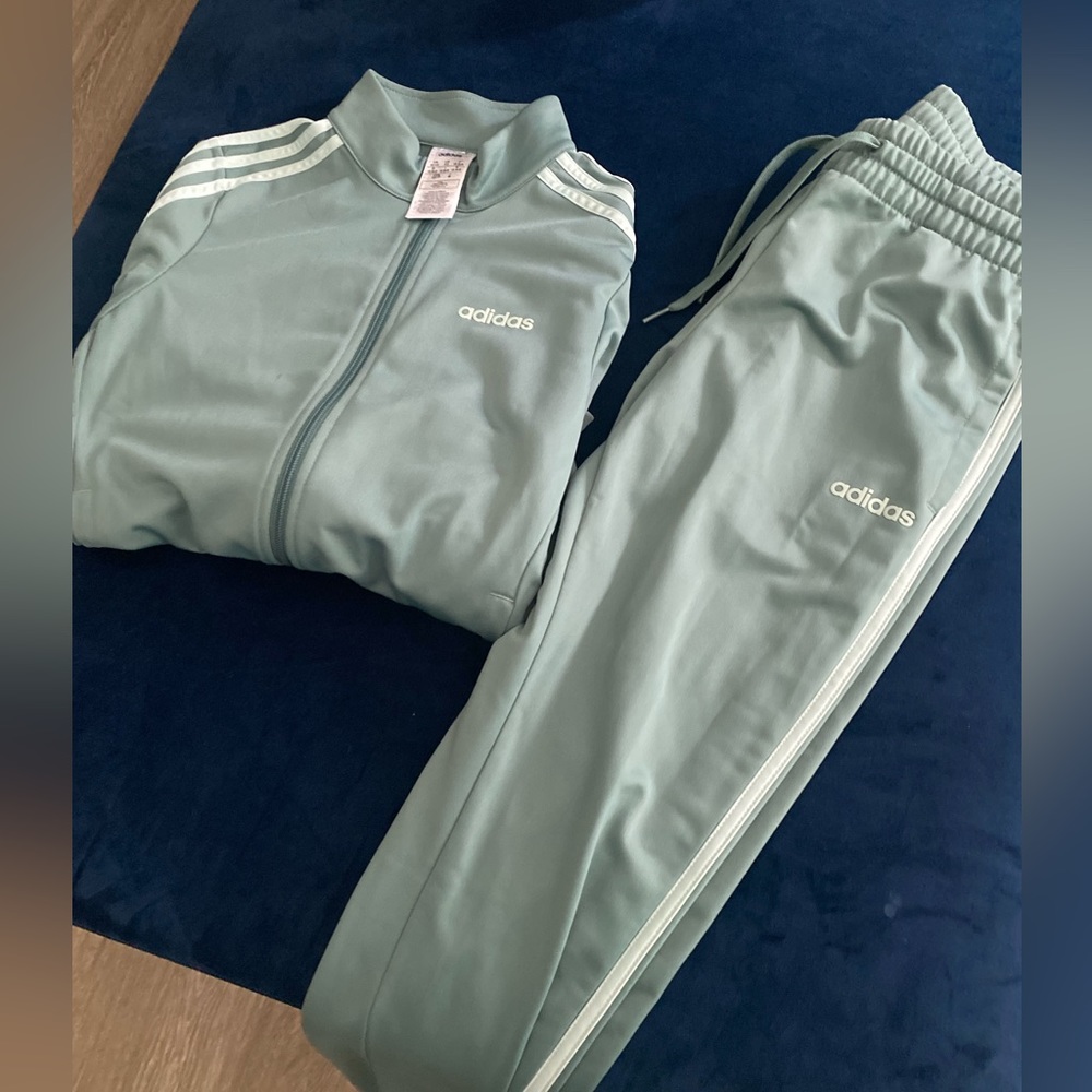 Adidas , S, tracksuit, green